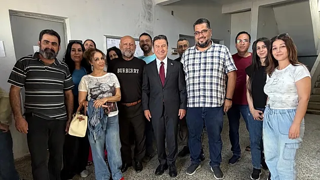 Başkan Aras, Suriye ziyaretinde Bayır-Bucak Türkmenleri ile bir araya geldi