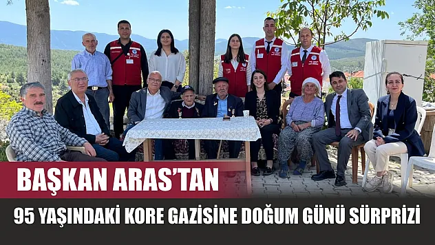 Başkan Aras'tan 95 Yaşındaki Kore Gazisine Doğum Günü Sürprizi