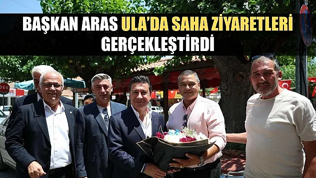 Başkan Aras Ula'da Saha Ziyaretleri Gerçekleştirdi