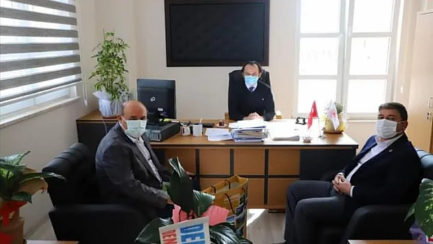 Başkan Otgöz'den kurum müdürlerine ziyaret