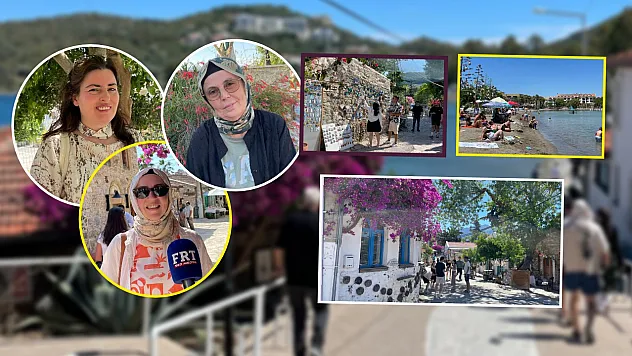 Bayram tatilinde Datça sahilleri ve merkezinde hareketlilik arttı