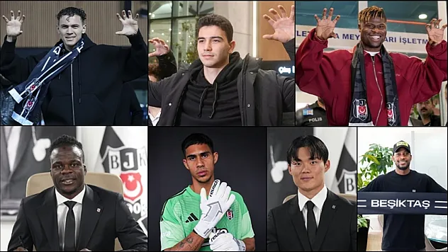 Beşiktaş'ta 'değişim' 7 yeni isimle sürdü