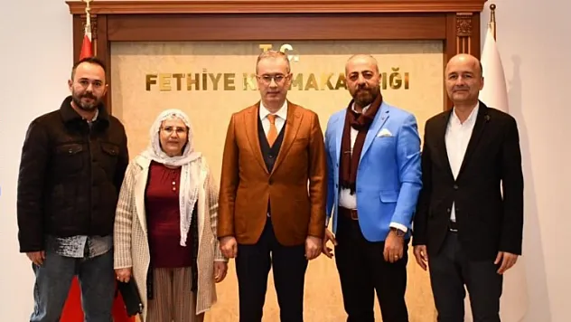 Beşkaza Kültür ve Dayanışma Platformu'ndan Kaymakam Ertaş'a Ziyaret