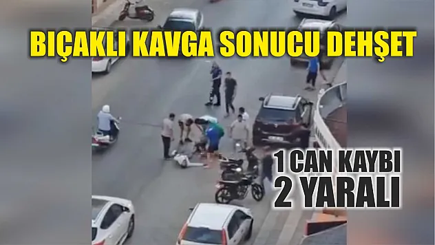 Bıçaklı Kavga Sonucu Dehşet: 1 Can Kaybı, 2 Yaralı!