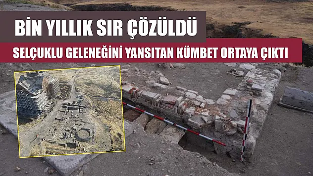 Bin Yıllık Sır Çözüldü: Selçuklu Geleneğini Yansıtan Kümbet Ortaya Çıktı