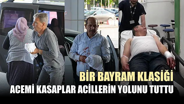 Bir bayram klasiği: Acemi kasaplar acillerin yolunu tuttu