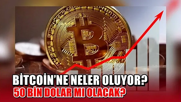 BİTCOİN'ne neler oluyor? 50 Bin dolar mı olacak?
