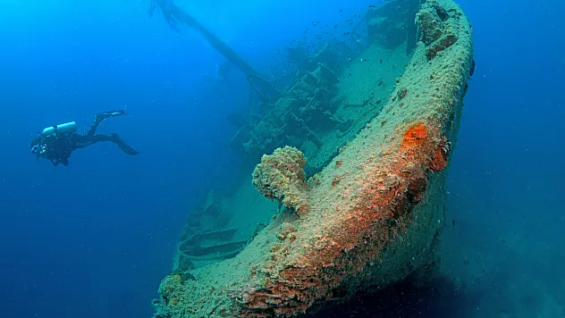 Bodrum açıklarındaki Yassıada'da su altı mirası kontrollü dalışlarla keşfediliyor