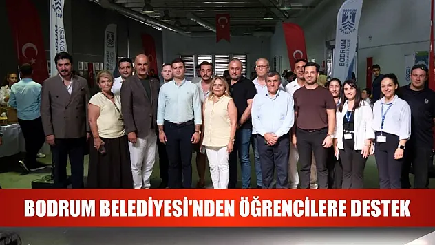 Bodrum Belediyesi'nden öğrencilere destek