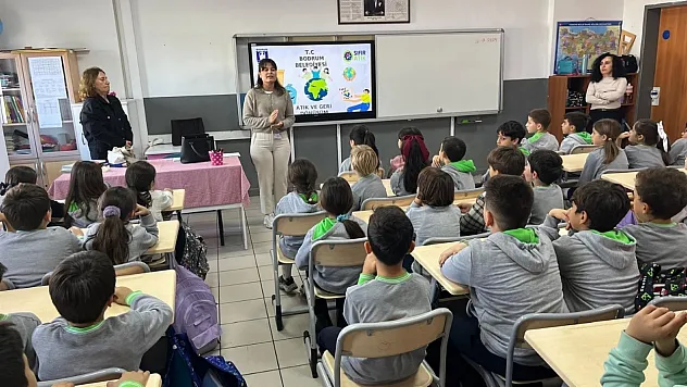 Bodrum Belediyesi'nden çocuklara sıfır atık eğitimi