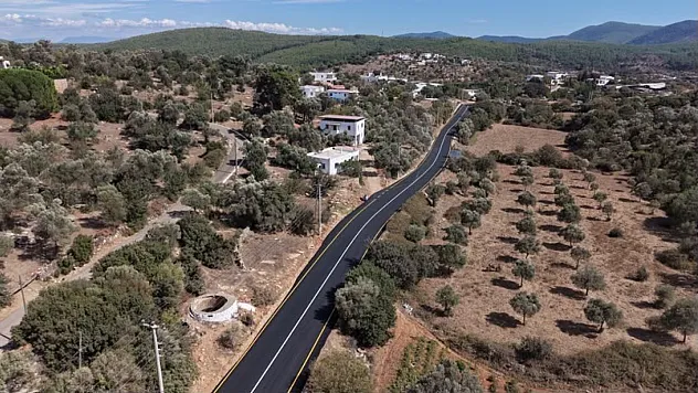 Bodrum Çamlık Mahallesi'nin yolları yenilendi