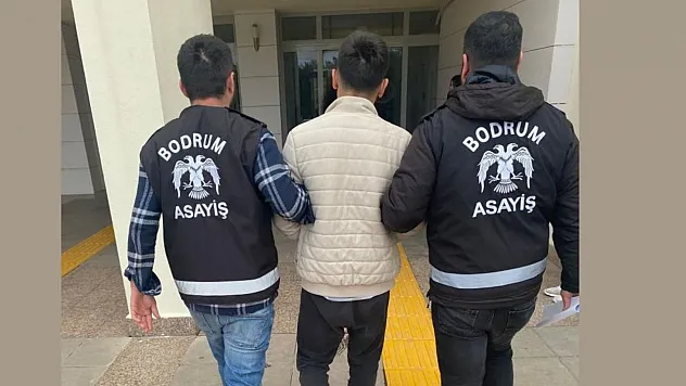 Bodrum'da 11 yıl 9 ay hapis cezasıyla aranan şahıs yakalandı
