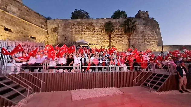 Bodrum'da 15 Temmuz Programı  Bodrum Kalesi'nde yapıldı