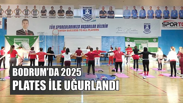 Bodrum'da 2025 plates ile uğurlandı