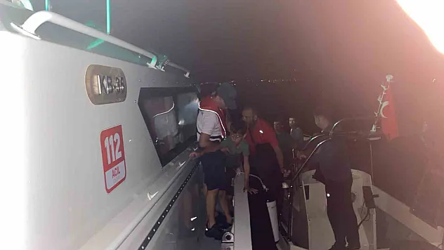 Düzensiz göçmen kurtarıldı