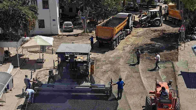 Bodrum'da altyapısı tamamlanan bölgelerde üstyapı çalışmaları hız kesmiyor