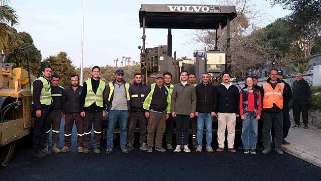 Bodrum'da Bergamut Caddesi yenilenen yüzüyle hizmete açılıyor