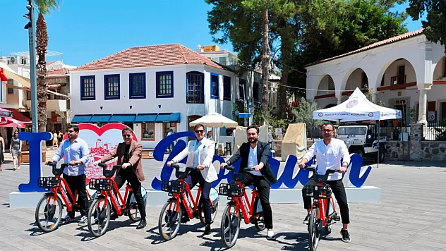 Bodrum'da Elektrikli Bisiklet Paylaşım Sistemi için imzalar atıldı