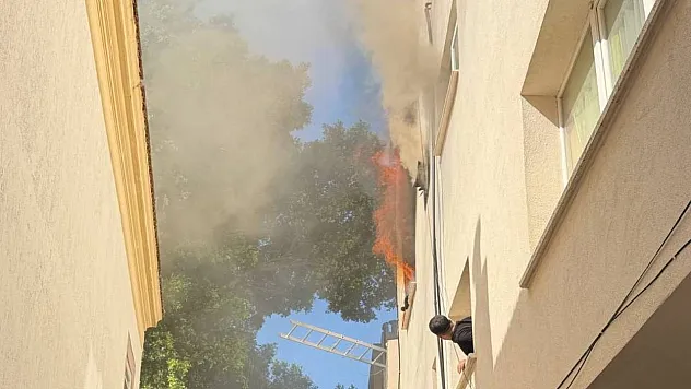 Bodrum'da evde çıkan yangın söndürüldü