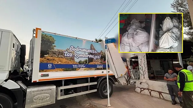 Bodrum'da kapalı kasap deposundan 400 kilo bozuk et çıktı
