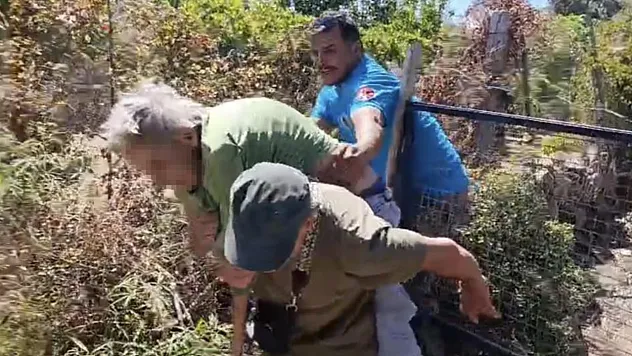 Bodrum'da kendini yakmak isteyen yaşlı kadın makilik alanı ateşe verdi