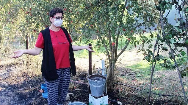 Bodrum'da korkutan yangın