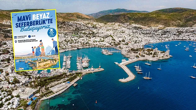Bodrum'da 'Mavi Beyaz Seferberlik' Temizlik Kampanyasının 2. Etabı Başlıyor