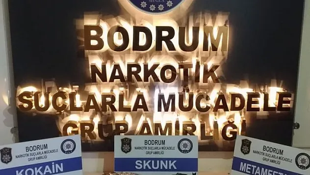 Bodrum'da narkotik polisi, uyuşturucuya geçit vermedi