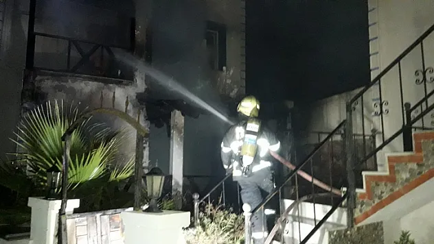 Bodrum'da sigaradan çıkan yangın korkuttu