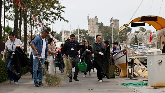 Bodrum'da temizlik seferberliği yeniden başladı