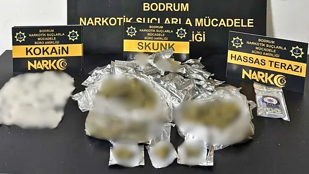 Bodrum'da uyuşturucu operasyonunda 3 kişi tutuklandı