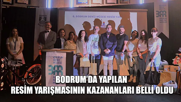 Bodrum'da yapılan Resim yarışmasının kazananları belli oldu
