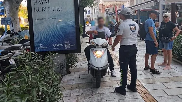 Bodrum'da yaya güvenliği için denetimler sıklaştırıldı
