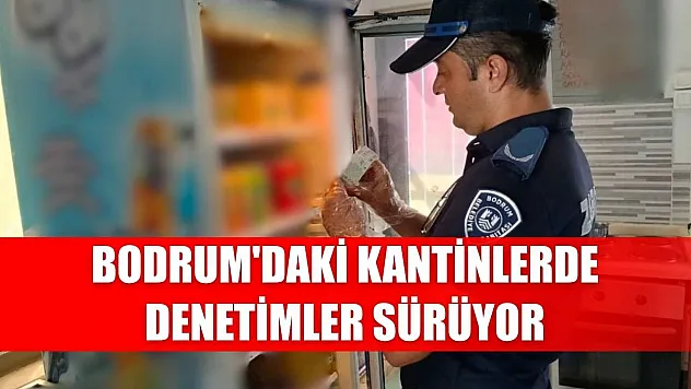 Bodrum'daki kantinlerde denetimler sürüyor