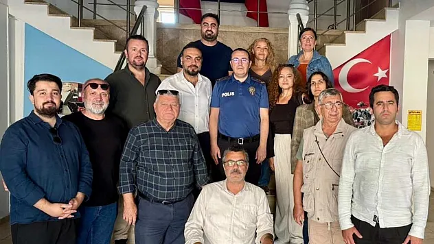 Bodrum Emniyet Müdürü Gökmen gazetecileri ağırladı