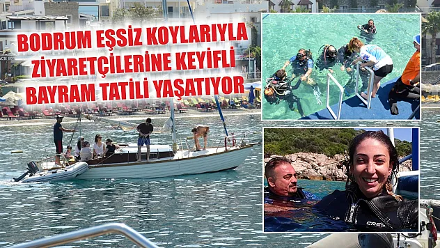 Bodrum eşsiz koylarıyla ziyaretçilerine keyifli bayram tatili yaşatıyor