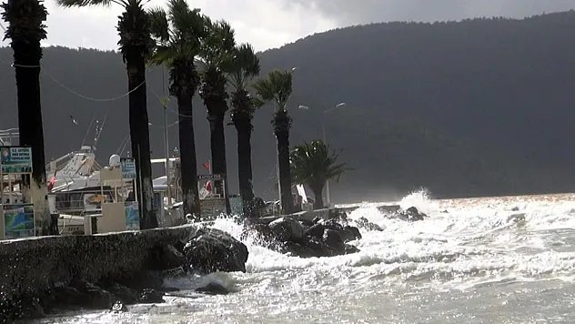 Bodrum-Fethiye arası denizlerde fırtına uyarısı