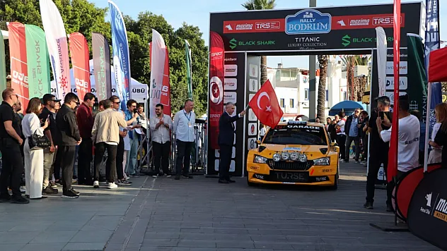 Bodrum Rallisi'nin start seremonisi yapıldı