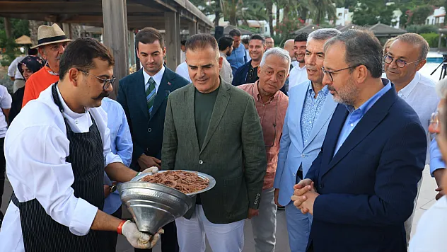 Bodrum sahilinde Çorum lezzetleri şöleni yaşandı