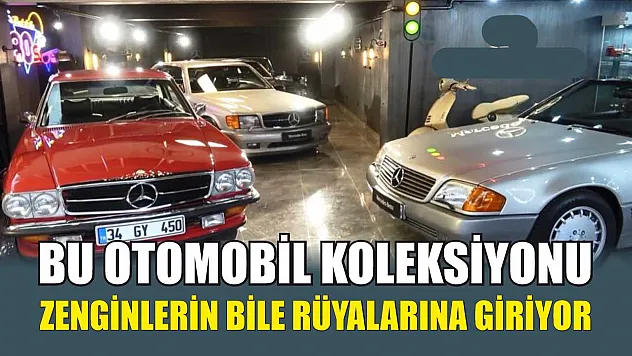 Bu otomobil koleksiyonu, zenginlerin bile rüyalarına giriyor