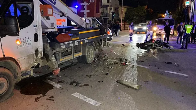 Bursa'da feci kaza: 1 ölü 1 ağır yaralı
