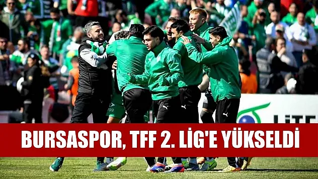 Bursaspor, TFF 2. Lig'e yükseldi