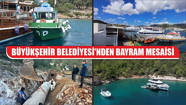 Büyükşehir Belediyesi'nden Bayram Mesaisi