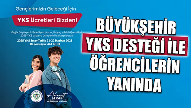 Büyükşehir YKS desteği ile öğrencilerin yanında