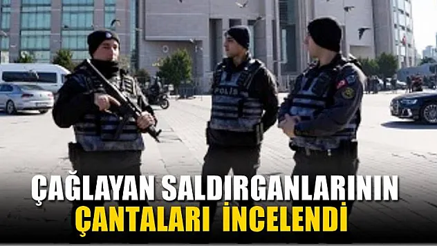 Çağlayan saldırganlarının çantaları bomba imha uzmanları tarafından incelendi