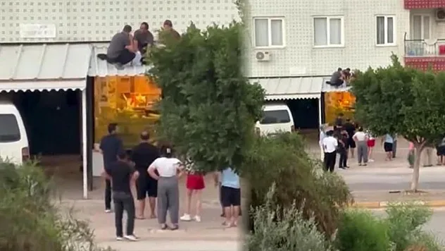 Cam silerken metrelerce yükseklikten düşen genç kız yaralandı