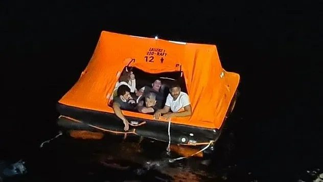 Can salında ölümü beklerken Türk Sahil Güvenlik kurtardı