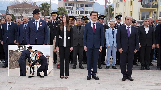 Çanakkale Deniz Zaferi'nin 111. Yılı Seydikemer'de Törenle Kutlandı