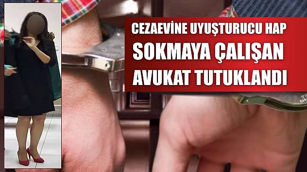 Cezaevine uyuşturucu hap sokmaya çalışan avukat tutuklandı