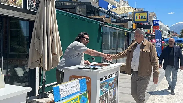 CHP Fethiye'den Çalış Sahili esnafına bereketli sezon temennisi